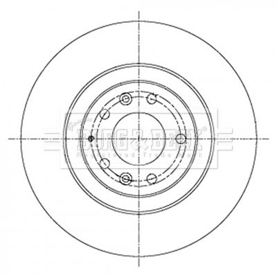 BORG & BECK Тормозной диск BBD6030S